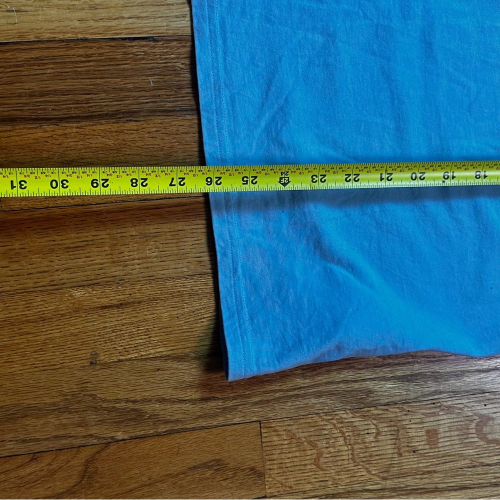 The North Face Sky Blue Tee Adventure Shirt Mens Size M Outdoor Activewear Light - Picture 5 of 8